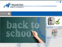 Tablet Screenshot of moundsviewschools.org